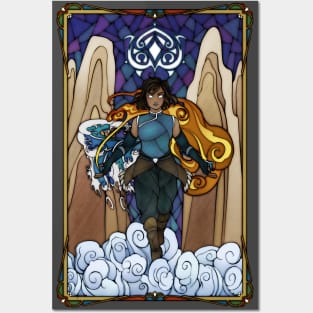 Korra Stained Glass Posters and Art